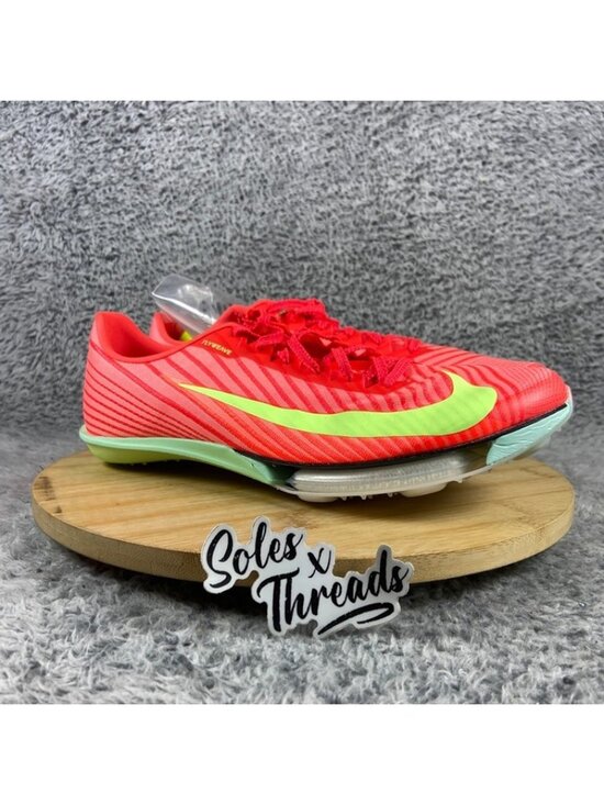 Nike Air Zoom Maxfly 2 Track Spikes Size 8.5 Men Crimson Lime FD8395-600
